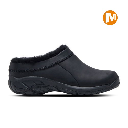 Merrell Encore Ice 4 Leather Freizeitschuhe Damen Schwarz [DE-WHSAD]